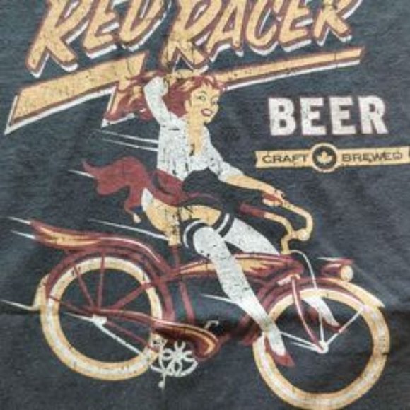 Red Racer Beer T Shirt - L - Picture 1 of 2